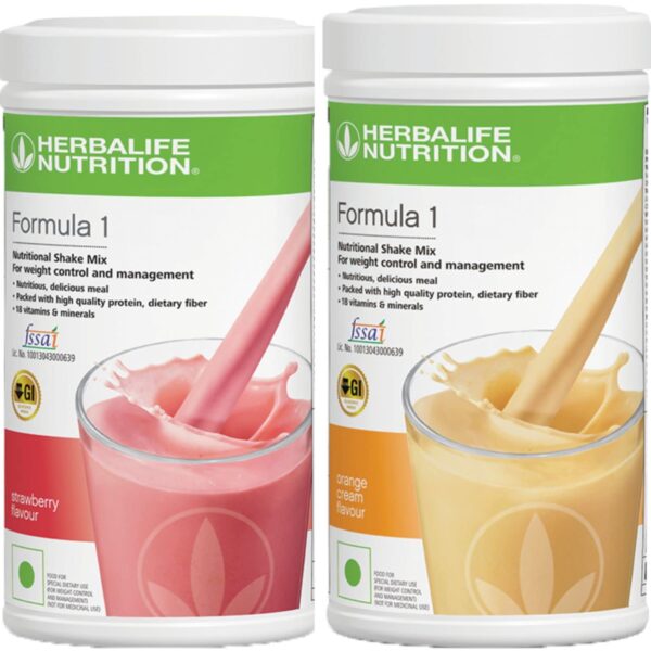 Herbalife  Formula 1 Strawberry, Orange - 2  (Combo)